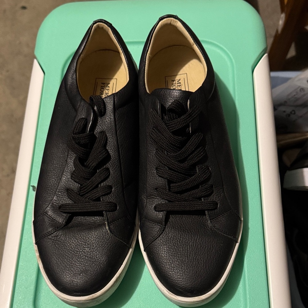 Mercanti Fiorentini Classic Black Leather Footwear